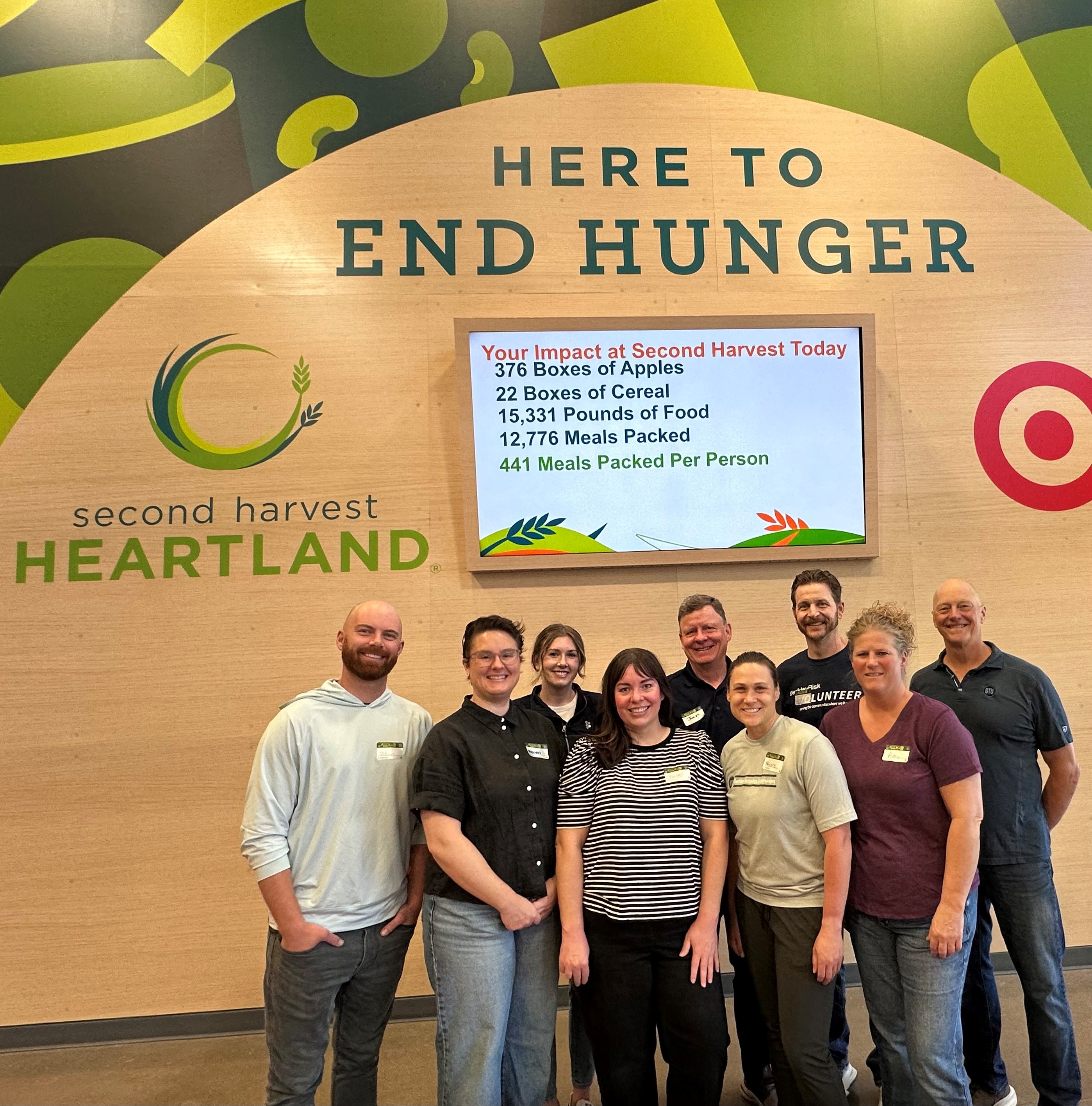 BTU Volunteers at Second Harvest Heartland